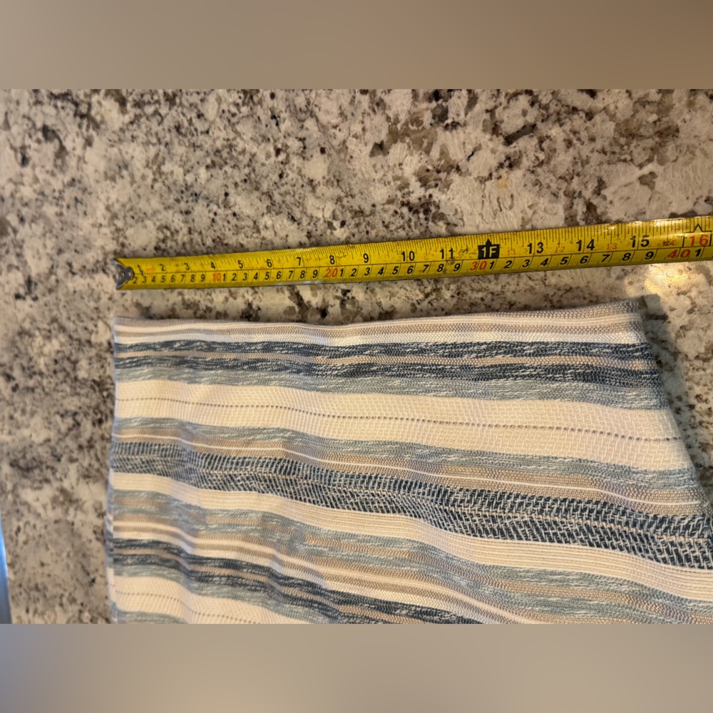 Ann Taylor Striped Blue and Cream Skirt, NWOT - Picture 4 of 6